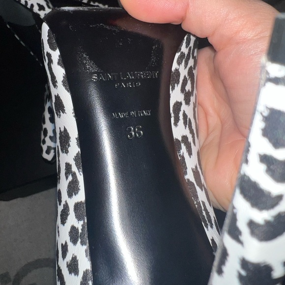 Authentic YSL snow leopard pumps, size 6 - Picture 8 of 8